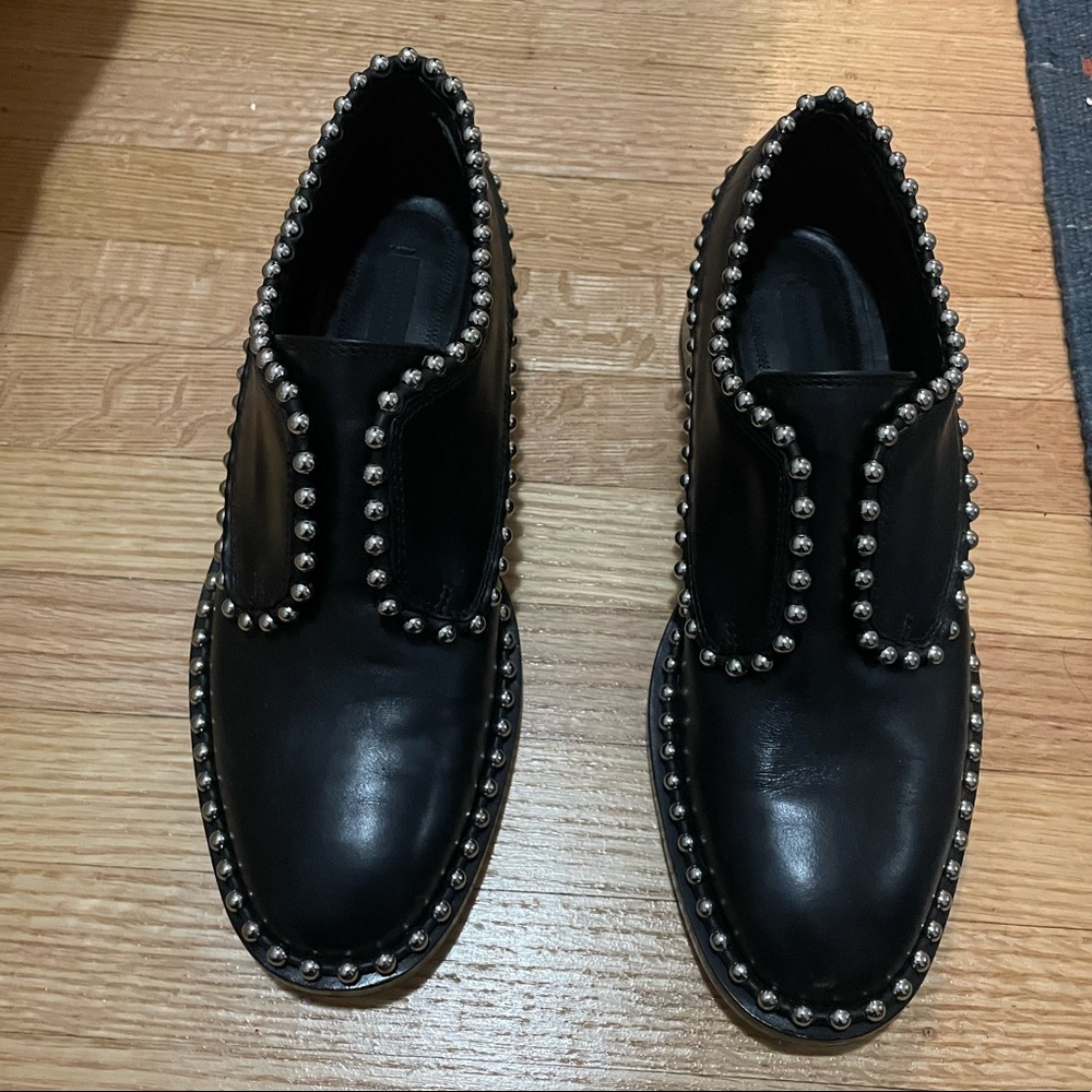 Vera Wang Black Loafer Shoes